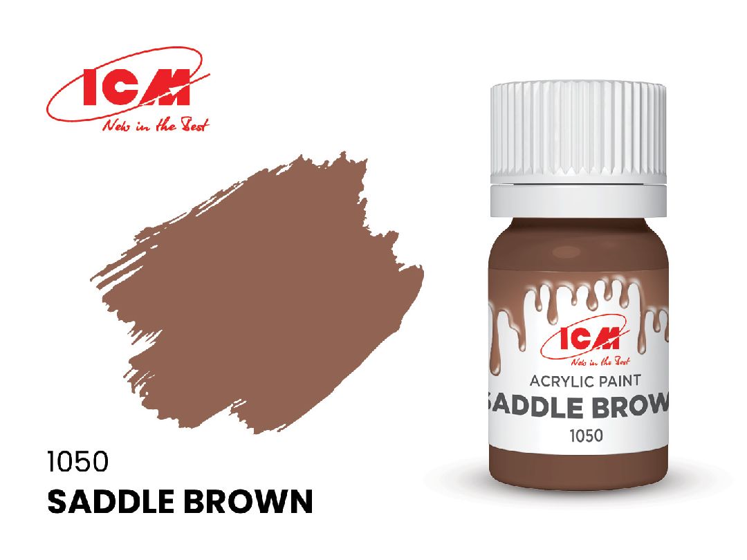 ICM – Peinture acrylique à l’eau – 12 ml – Couleurs variées