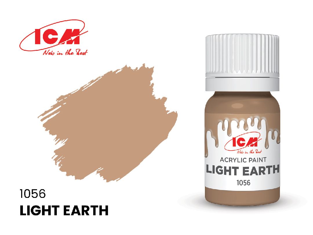 ICM – Peinture acrylique à l’eau – 12 ml – Couleurs variées
