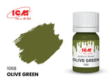 ICM – Peinture acrylique à l’eau – 12 ml – Couleurs variées