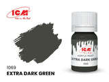 ICM – Peinture acrylique à l’eau – 12 ml – Couleurs variées
