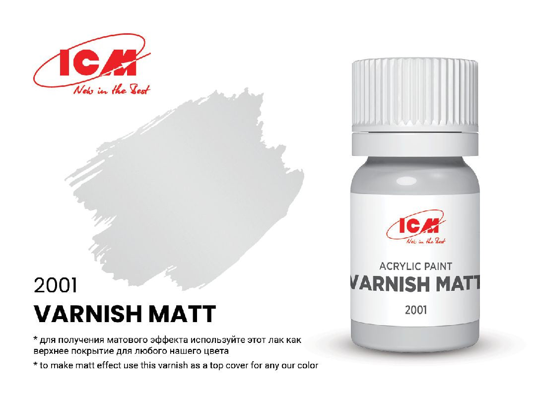 ICM – Peinture acrylique à l’eau – 12 ml – Couleurs variées