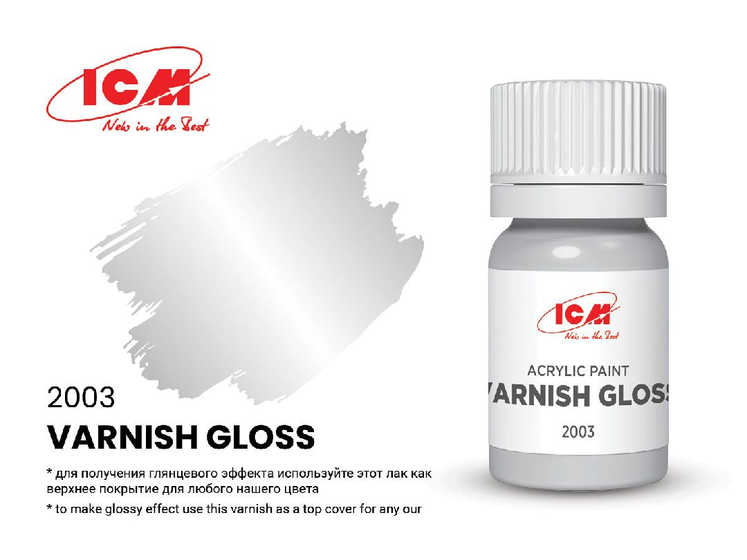 ICM – Peinture acrylique à l’eau – 12 ml – Couleurs variées