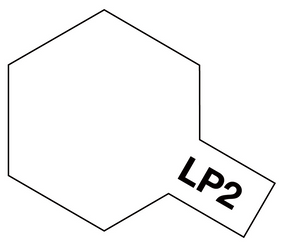 Tamiya LP-2 – White Gloss / Blanc brillant – Lacquer Paint – 10 ml - Univers RcLoisirs