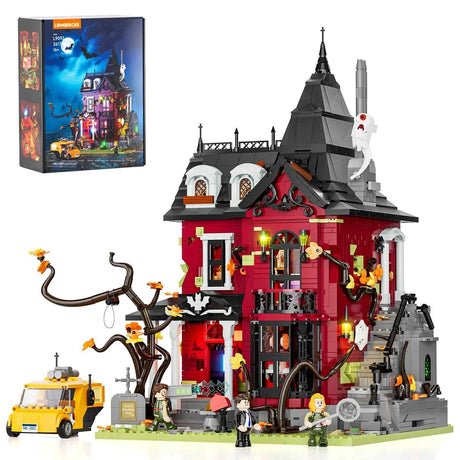 L9092 – Manoir Hanté de Minuit – Halloween – 2617 pcs – Lumibricks