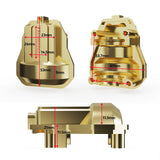 MK07-304 - Rlaarlo - Brass Front Rear Axel Diff Covers