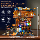 L9103 – Château ambulant de l'Alchimiste – Steampunk & Fantastique – 2690 pcs – Lumibricks