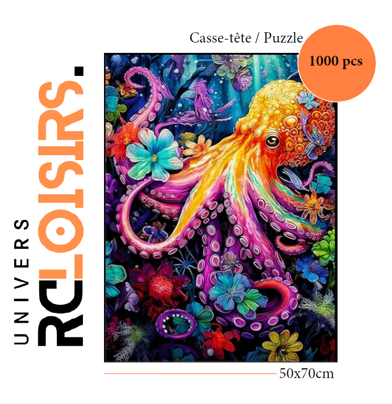 Pieuvre – Casse-tête – 1000 pièces
