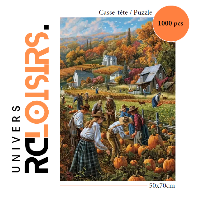 Récolte de citrouilles – Casse-tête – 1000 pièces