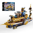 L9106 – Bateau à vapeur Steampunk – Monde Steampunk – 1792 pcs – Lumibricks