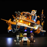 L9106 – Bateau à vapeur Steampunk – Monde Steampunk – 1792 pcs – Lumibricks