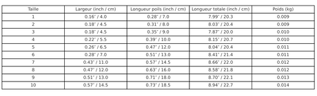 Pinceaux angulaires - Nylon - Manche long
