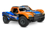 TRA108164-1 Traxxas Mini Slash 4X4 Brushless RTR avec moteur BL-2s 3300 Kv, radio TQ 2.4 GHz, batterie LiPo 2S 3500 mAh et chargeur USB-C inclus.