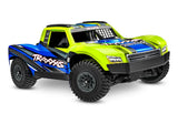 TRA108164-1 Traxxas Mini Slash 4X4 Brushless RTR avec moteur BL-2s 3300 Kv, radio TQ 2.4 GHz, batterie LiPo 2S 3500 mAh et chargeur USB-C inclus.