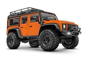 TRX-4M Land Rover Defender 1/18 RTR – Crawler Trail 4WD, véhicule radiocommandé Traxxas avec carrosserie sous licence officielle, échelle réaliste, détails maquette, châssis compact, essieux portiques, différentiels verrouillables, pneus Canyon Trail 1.0, suspension GTS, électronique étanche, moteur Titan 180, micro servo étanche, batterie Li-Ion et chargeur USB inclus, prêt à rouler, pour passionnés RC scale, aventure, randonnée, franchissement et exploration extérieure.